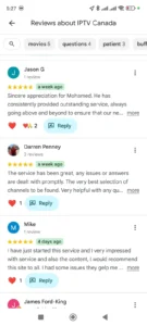 IPTV Canada reviews